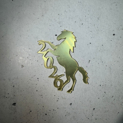 Изображение Боковой МИНИ топпер Лошадь 2026, 7 см